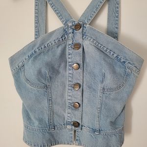 JEAN ATELIER 100% cotton "Sheyenne" crop top